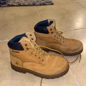 Wolverine steel toe work boot